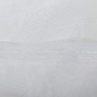 Штора органза Leaves 300х280 см, белый, на шторной ленте, 100% полиэстер - Фото 4