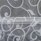 Штора органза Carrera 300х260 см, белый, на шторной ленте, пэ 100% - Фото 4
