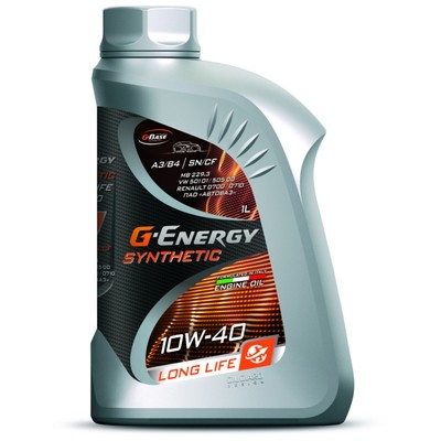 Масло моторное G-Energy Synthetic Long Life 10W-40, 1 л