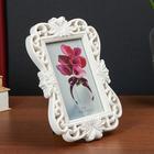 Фоторамка пластик 10х15 см "Фигурная" белая 22х16 см - фото 22769132