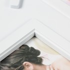 Фоторамка пластик на 3 фото 10х15 см "Дом - жизнь. смех, любовь" белая 33х54,5 см  (артикул 3930151)  большой выбор товаров оптом и в розницу по низким ценам с доставкой