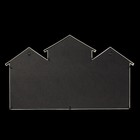 Фоторамка пластик на 3 фото 10х15 см "Дом - жизнь. смех, любовь" белая 33х54,5 см  (артикул 3930151)  большой выбор товаров оптом и в розницу по низким ценам с доставкой