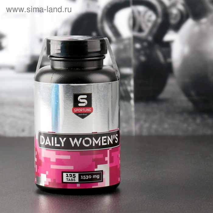 Витамины SportLine Daily Women's, 125капсул - Фото 1