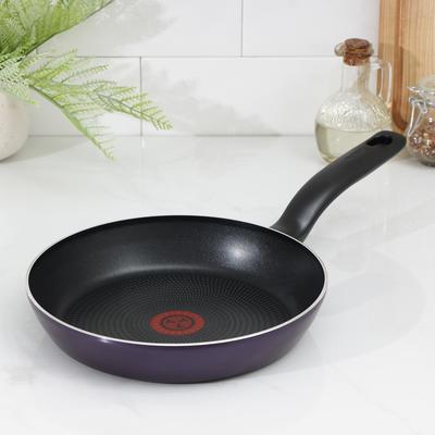 Сковорода Tefal Cook Right, d=24 см, цвет чёрная смородина - Фото 1
