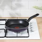 Сковорода Tefal Cook Right, d=24 см, цвет чёрная смородина - Фото 6