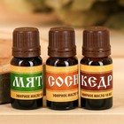 Набор 3 эфирных масла 10 мл «Лучшему банщику!» сосна, мята, кедр - Фото 2