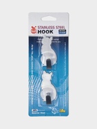 Крючки самоклеящиеся SAVANNA «Кошка», 2 шт., металл, 5×2.4×1.5 см, хромированные - фото 122923160