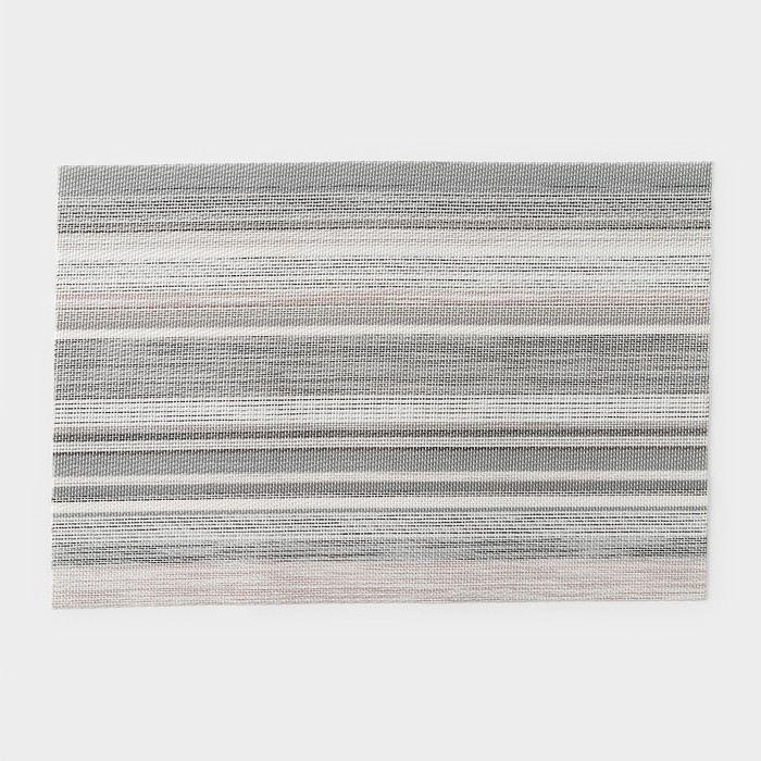 Салфетка сервировочная на стол «Дождь», 45×30 см, бежевая - Фото 1