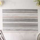 Салфетка сервировочная на стол «Дождь», 45×30 см, бежевая  (артикул 3930645)  большой выбор товаров оптом и в розницу по низким ценам с доставкой