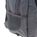 Рюкзак школьный, Stavia, 40 х 30 х 13 см, эргономичная спинка, «Сердечки», серый/розовый - Фото 4