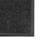 Коврик придверный влаговпитывающий, ребристый, «Комфорт», 90×150 см, цвет чёрный - Фото 2