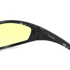 Очки Charger чёрные с жёлтыми линзами ANTIFOG ANSI Z87+ - фото 16129599