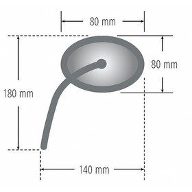 

Зеркало PW Mini(301-108), универсально