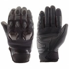 Перчатки кожаные Stinger, размер L, чёрные - фото 298126907