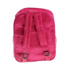 Рюкзак детский "Кокетка", 1 отдел, наружный и боковой карман, цвет малиновый - Фото 3