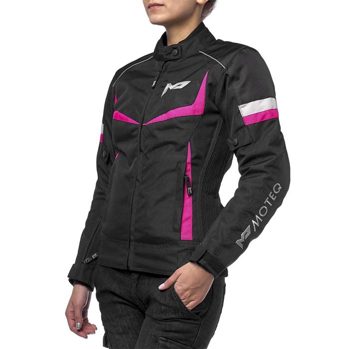 Куртка женская ASTRA, размер S, чёрно-розовая - фото 1908429506
