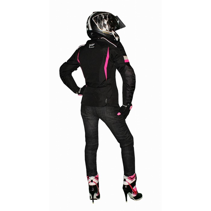 Куртка женская ASTRA, размер S, чёрно-розовая - фото 1908429510