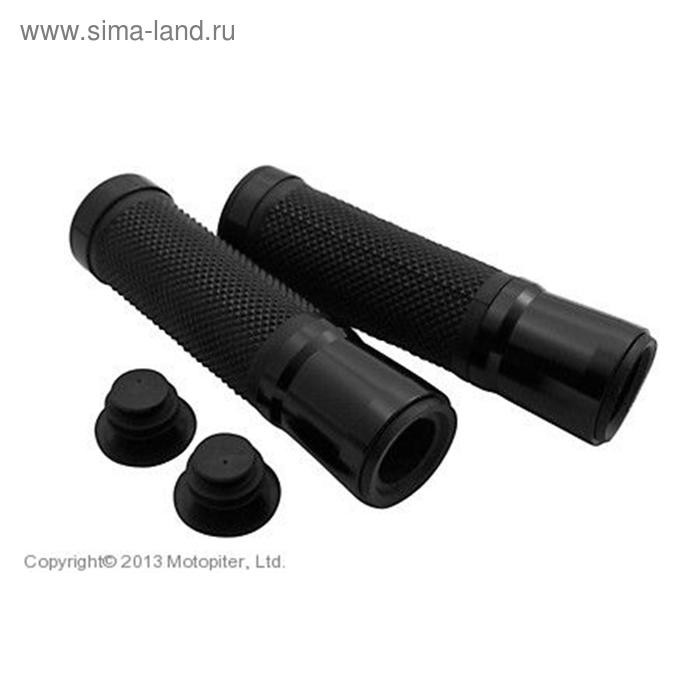 Ручки алюминиевые, открытые, черные 22 мм, PW 315-150 - Фото 1