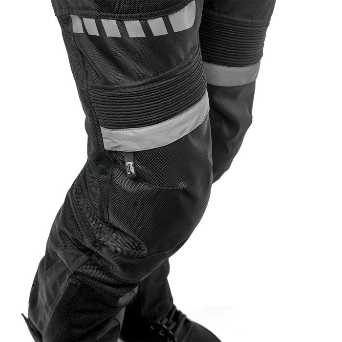 Штаны мотоциклетные AIRFLOW, чёрный, размер 2XL - фото 1908429624