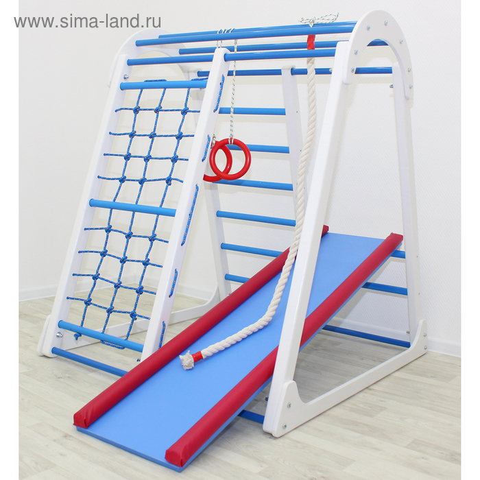 Детский спортивный комплекс ZABIAKA Tiny Climber, цвет белый - Фото 1
