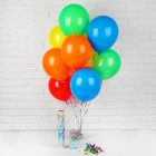 Воздушные шары "С днем рождения", хлопушка, открытка, лента, 13 предметов в наборе - Фото 1