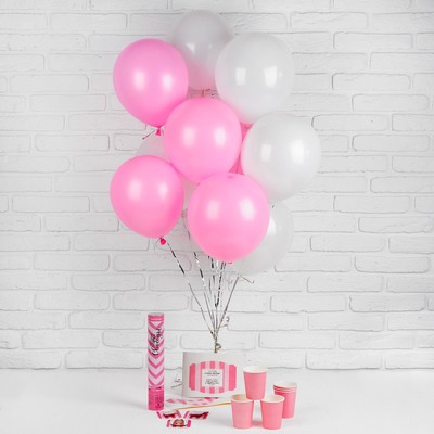 Воздушные шары «Девичник» (хлопушка, стаканчики, наклейки, значки) 26 предметов в наборе