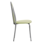 Стул для кухни Клик Мебель «Венский Мягкий», серебристый металлик/оливковый - Фото 4