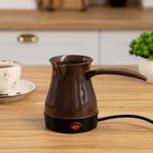 Турка электрическая Luazon LTE-601, 250 мл, 600 Вт, коричневая - Фото 1