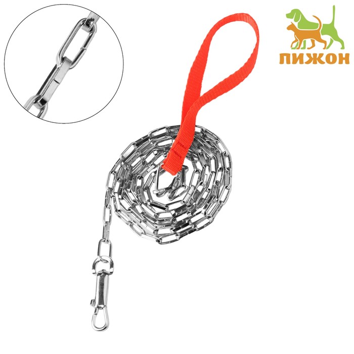 Металлический поводок, 160 см, сварное звено 1.7×17 мм - Фото 1