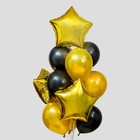 Букет из шаров «Стильный», латекс макарун, фольга, набор 12 шт. - фото 8436786