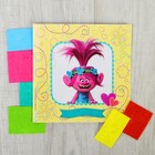 Аппликация фетром "Trolls. Розочка", 15х15 см - Фото 3