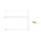 Набор механизмов для скоросшивания СТАММ, пластик, 25 шт., прозрачные - Фото 2