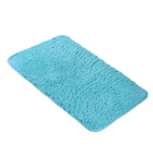 Набор ковриков для ванны и туалета 2 шт 40х50, 50х80 см "Мягкий" цвет голубой - Фото 4