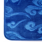 Набор ковриков для ванной и туалета «Грация», 2 шт, 40×50, 50×80 см, цвет синий - Фото 2