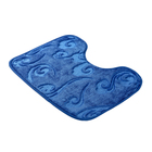 Набор ковриков для ванной и туалета «Грация», 2 шт, 40×50, 50×80 см, цвет синий - Фото 5