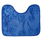Набор ковриков для ванной и туалета «Грация», 2 шт, 40×50, 50×80 см, цвет синий - Фото 6