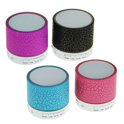 УЦЕНКА Беспроводная портативная колонка Luazon, с подсветкой, Bluetooth, АКБ, МИКС