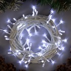 Гирлянда «Нить» 10 м, IP20, белая нить, 100 LED, свечение белое, 8 режимов, 220 В, УЦЕНКА 4138412 - фото 3620569
