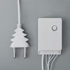 УЦЕНКА Гирлянда «Нить», 10 м, IP20, 100 LED, 200 В, 8 режимов, белая нить, свечение белое - Фото 6