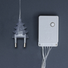 УЦЕНКА Гирлянда «Бахрома-арка» 1×1 м, IP20, прозрачная нить, 126 LED, свечение тёплое белое, 8 режимов, 220 В - Фото 9