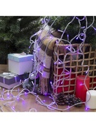 УЦЕНКА Гирлянда «Нить», 10 м, IP20, прозрачная нить, 100 LED, 220 В, 8 режимов, свечение фиолетовое - Фото 8