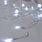 УЦЕНКА Гирлянда «Нить» 2 м, IP20, прозрачная нить, 20 LED, свечение белое, 2 режима, от батареек 3хAA - Фото 7