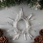 УЦЕНКА Гирлянда «Нить» 2 м, IP20, прозрачная нить, 20 LED, свечение белое, 2 режима, от батареек 3хAA - Фото 5