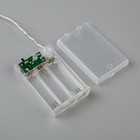 УЦЕНКА Гирлянда «Нить» 2 м, IP20, прозрачная нить, 20 LED, свечение белое, 2 режима, от батареек 3хAA - Фото 8