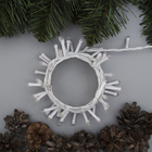 УЦЕНКА Гирлянда «Нить» 5 м, IP20, белая нить, 50 LED, свечение мульти, 8 режимов, 220 В - Фото 7