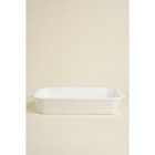Форма для выпечки из жаропрочной керамики Доляна «Бруно», 2,5 л, 36×20,5×6,5 см, цвет белый - фото 8766660