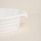 Форма для выпечки SL Home «Санторини», 2.2 л, 28.8×25.6×6 см, жаропрочная керамика, белая - Фото 6