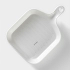 Блюдо для подачи Magistro «Сковорода-гриль», 23×16×3 см, жаропрочная керамика, белое - Фото 5