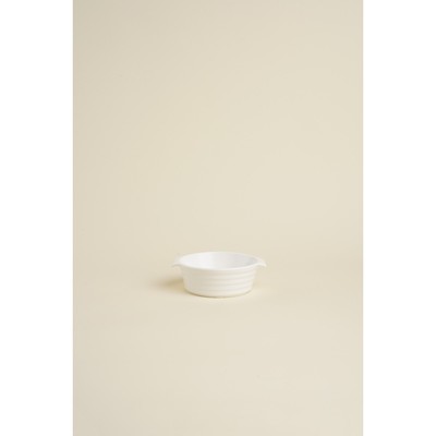Форма для выпечки из жаропрочной керамики Доляна «Бруно», 250 мл, 13,6×12×4,5 см, цвет белый