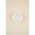 Форма для выпечки из жаропрочной керамики Доляна «Бруно», 250 мл, 13,6×12×4,5 см, цвет белый - Фото 3